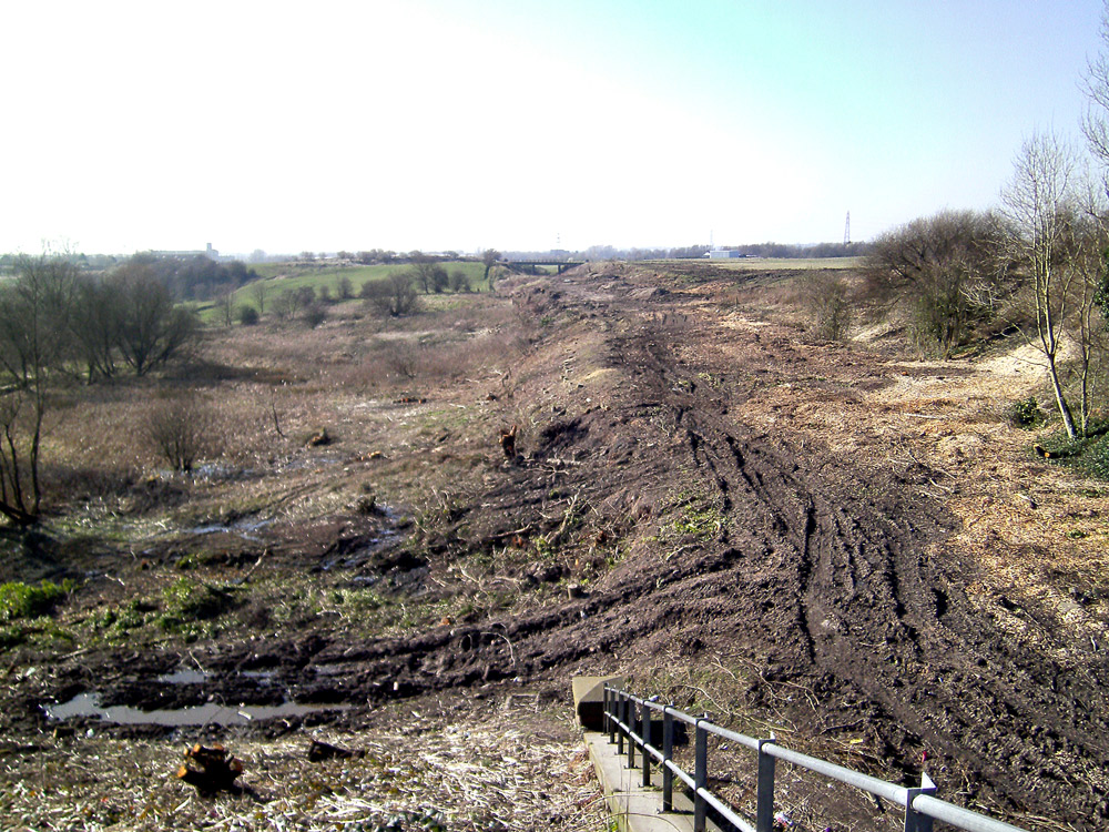 The green fields of Foxdenton in the process of being destroyed by Oldham Council and partners